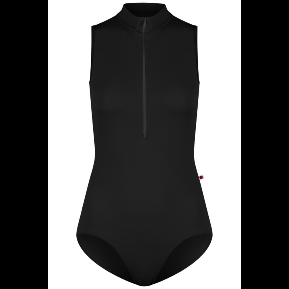 Yumiko Black Charlotte Leotard
